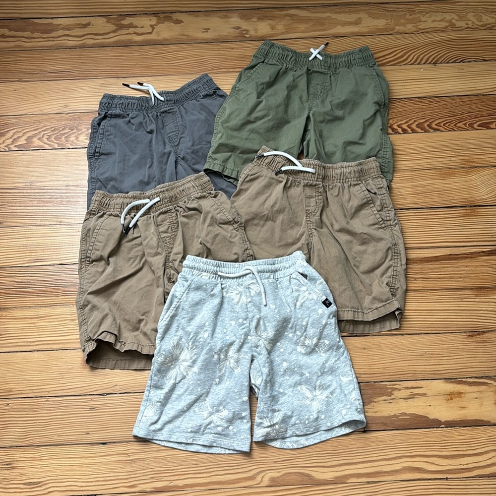 Lot of 5 Pairs of Boys Jogger Shorts